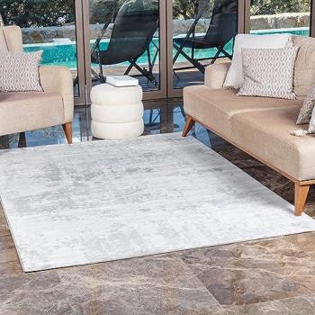 Alfombra Surya DALI, rectangular, 11 mm de altura, diseño moderno en mármol, alfombra para salón y pasillo, 130x180 cm