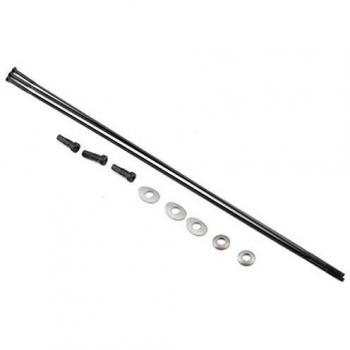 Zipp Cx Ray Straight-Pull External Black Oxide 276 mm