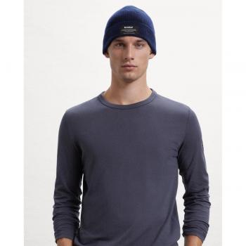 Ecoalf - Camiseta de hombre en color negro de manga larga