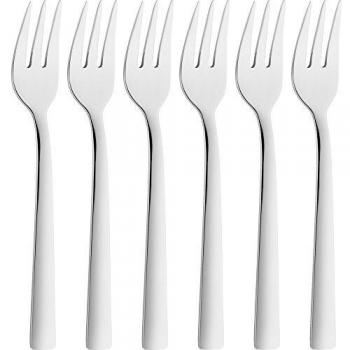 ZWILLING - Juego de Tenedores de Tarta y Postre, 6 Piezas, Acero Inoxidable, Apto Lavavajillas, Superficie Pulida