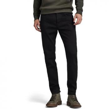G-Star 3301 Slim Fit Jeans - Pitch Black, Casual Denim for Men