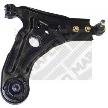 MAPCO Control Arm 51297 - Barra oscilante de suspensión de ruedas, fabricada en acero, diseñada para vehículos específicos, incluye bujes y es compatible con diversas marcas y modelos automotrices