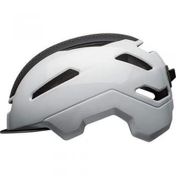 BELL Hub Casco de Ciclismo Urban, Unisex Adulto, Negro Brillante, M | 55-59cm