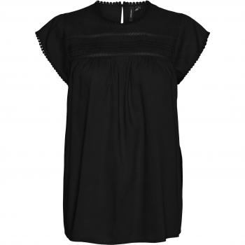 Top de mujer Vero Moda de manga corta con detalle de encaje Vmdebbie Ga