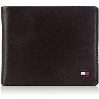 Tommy Hilfiger WALKER MINI CC WALLET - Cartera para hombre, color marrón