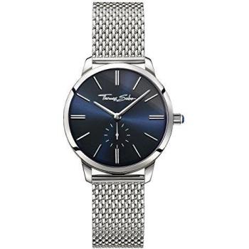 Reloj de mujer Thomas Sabo Glam Spirit de acero inoxidable 33mm con cristal mineral y recubrimiento de zafiro, color azul