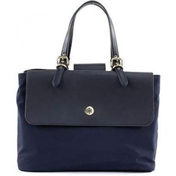 Tommy Hilfiger Dressy Nylon Satchel Tommy Navy