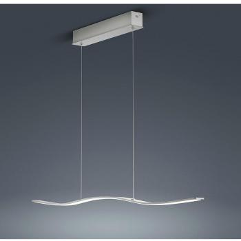 Lámpara Colgante LED Lexx en Níquel Mate, Altura Ajustable con Sistema EasyLift, 21W 1820lm Dimmable