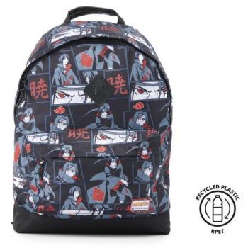 Mochila Hydroponic Naruto Black Itachi - Mochila de diseño exclusivo, color negro, estampado del personaje Itachi Uchiha de Naruto, fabricada en material resistente y duradero, con múltiples compartimentos para almacenamiento, correas