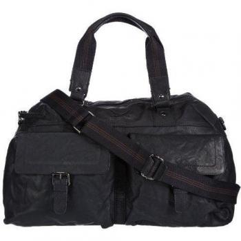 Sansibar Zonda - Bolso de mano de cuero unisex, color negro, talla 47x27x19 cm