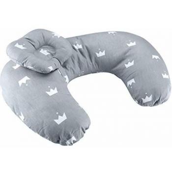 Luchild Cojines de Lactancia Bebe, Almohadas para Lactancia Materna o Leche Bebe, Almohada Multifuncional para Madre y Bebé