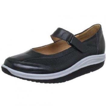 Ganter AKTIV Gisa, Weite G 5-208761-01000 - Bailarinas de cuero para mujer, color negro, talla 42.5