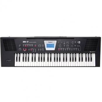 Teclado de acompañamiento Roland BK-3 — Teclado autónomo y portátil con sistema de sonido integrado, negro