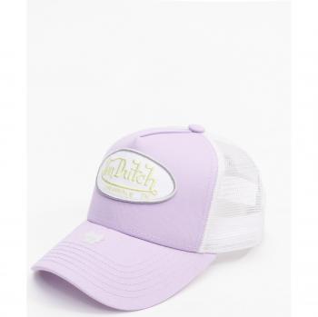 Von Dutch Lilac Boston Oval Patch Trucker Cap - One Size