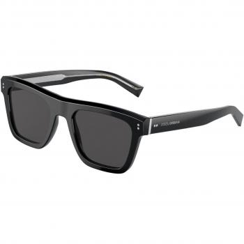 Dolce & Gabbana DG4420F Asian Fit Men's Sunglasses Black 52mm
