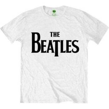 Camiseta con logotipo de The Beatles para niños, modelo Drop T, color blanco, talla 11-12 años