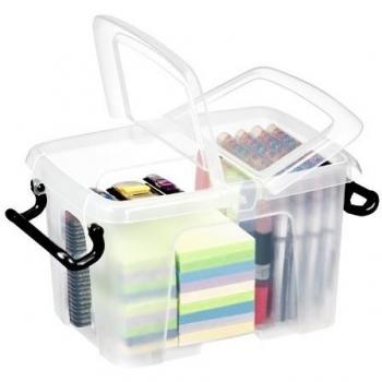 STRATA 2006700110 - Caja de almacenaje, 6 l, color cristal