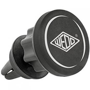 Wedo 06005001 - Soporte para Smartphone Dock-it para automóvil con Soporte magnético, Color Negro