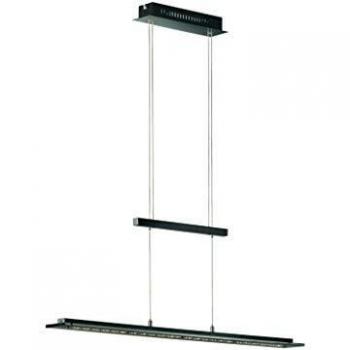Lámpara Colgante LED Tenso TW Dimmer Altura Ajustable Negra 88cm