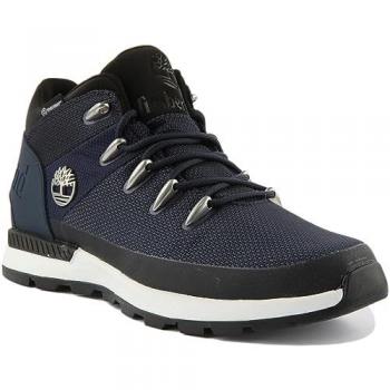 Botas Timberland Sprint Trekker Mid Fabric Waterproof azul marino - 44 EU, Zapatillas deportivas de hombre impermeables abotinadas en azul oscuro