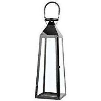 Linterna Decorativa Negra 42 cm Crete