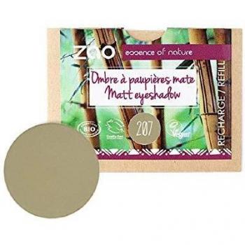Zao Recarga De Sombra De Ojos Mate 3 Gr 207 Vert Olive