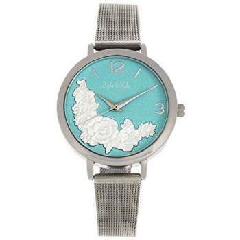Sophie & Freda Lexington Turquoise Stainless Steel Women's Bracelet Watch - One Size