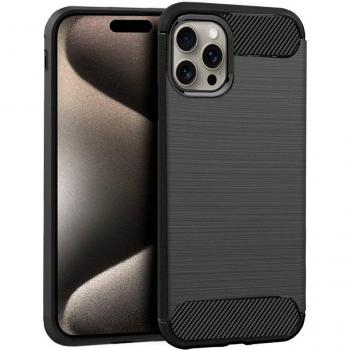 Carcasa de Carbón Negro para iPhone 15 Pro Max