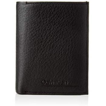 Calvin Klein - Ck Bombe' Flat 6cc, Carteras Hombre, Negro