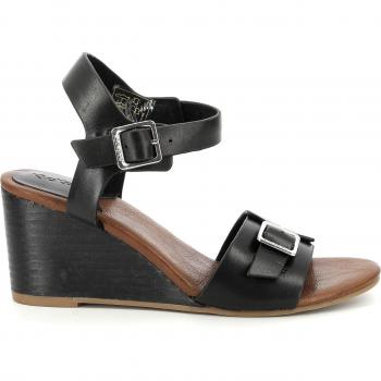 Sandalias de Mujer KICKERS 930960-50 KICK VODOU BURNISH 8 NOIR, con talón, color negro