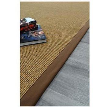 Alfombra de sisal Yucatán trenzada marrón - 160 x 230 cm