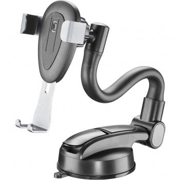 Soporte para smartphone Cellularline Slide Flexy gravity negro