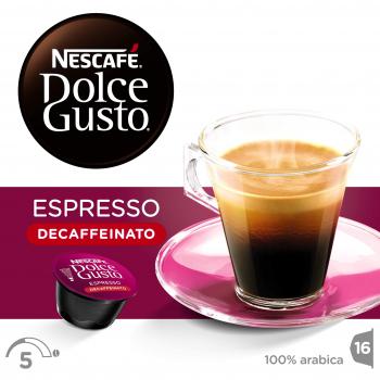NESCAFÉ Dolce Gusto Café Espresso Descafeinado 16 Cápsulas