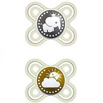 MAM Perfect Start Silicone Pacifier 0-2 Months Pack of 2