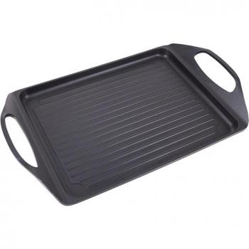 Plancha de Cocina San Ignacio Agros Aluminio Fundido 45 x 27 cm Negro