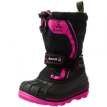 Kamik Snowcoast4, Botas de Nieve para Niñas, Negro