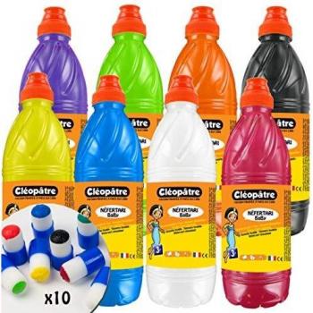 Cleopatre - PGBB1x8+PAL - Aguadas para niños - Lote de 8 colores