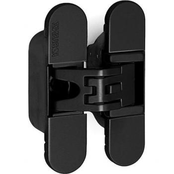 Bisagra Invisible Kubica K6200 Negro Regulación 3D 45kgs/bis 95x60mm
