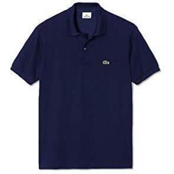 Lacoste Men's Classic L12.12 Piqué Cotton Polo Shirt in Navy, Size Large