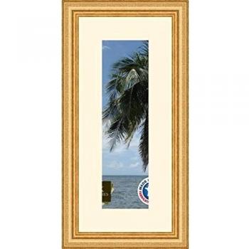 Marco de fotos de pared, 13 x 13 x 43 43/marco, moderno, 2,3 cm de longitud, de madera, madera, Or-42, Passe-Partout Peach