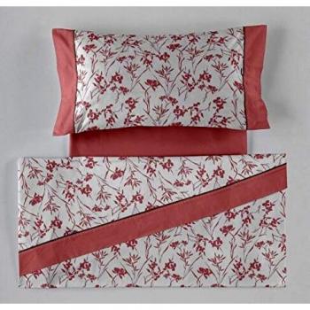 ES-Tela - Juego de sábanas Estampadas Paola Color Malva