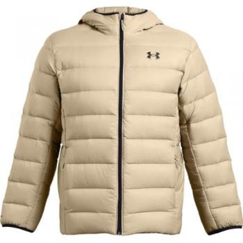 Chaqueta con capucha Under Armour Legend Down beige claro - S