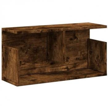 Mueble de pared madera de ingeniería roble ahumado 60x20x30 cm