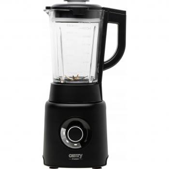 Batidora de Vaso Camry CR 4089 Negro, 600W, capacidad de 1.5 litros, cuchillas de acero inoxidable, velocidad variable, función pulso, diseño moderno y compacto