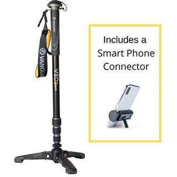 Monopie Vanguard Veo 2S AM-234TR - Soporte de cámara portátil y ligero con pie retráctil