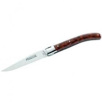 Laguiole Fontenille Pataud Fontenille Pataud Le Pocket, 12C27, Schlangenholz, Guilloche, Lederetui, Samtbox