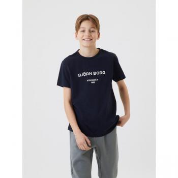 Björn Borg Borg Logo T-shirt Navy, Size 122-128