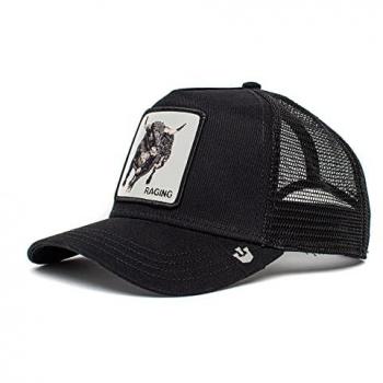 Goorin Bros. Black Rager Trucker Cap - Unisex, One Size, Urban Flat Visor Cotton