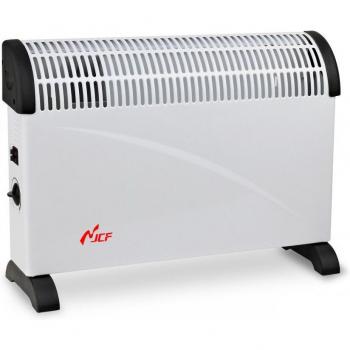 Calefactor Eléctrico JCF 2000W Blanco con Tres Niveles de Potencia
