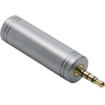 Adaptador de Audio BKL 2.5 mm Macho a 3.5 mm Hembra, Estéreo, Oro